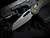 Microtech MSI RAM-LOK S/E Fluted Distressed Grenade Green Aluminum Body w/ M390MK Apocalyptic Plain Edge Blade (3.75") 210-10FLDGG-U25