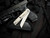 Brad Zinker Flipper Urban Trapper Tanto Skeletonized Titanium Body w/ CPM Magnacut Stonewashed Plain Edge Blade (3.25")