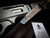 Jason Clark Model 81 Custom Folder Anodized Black Titanium Frame, Mammoth Ivory Scales, and Black Timascus Bolster w/ Damasteel Plain Edge Blade