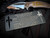 Marfione Custom Matrix-R Flipper "The Last Crusade" Crusader Cross Bloodwashed Titanium Body and Steel Flame Pocket Clip w/ M390 Mirror Polished, Carbon Fiber Inlaid Plain Edge Blade (3.75")