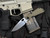 Strider Knives SNG Folder OD Green G10 and StonewashedTitanium Body w/ Stonewashed Plain Edge Blade