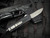 CONSIGNMENT Microtech Old School 2014 QD Scarab Black ALuminum Body w/ Elmax Apocalyptic Plain Edge Blade (3.5")