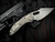CONSIGNMENT Microtech Stitch Auto S/E Natural Clear Anodized Aluminum Body w/ M390 Apocalyptic Plain Edge Blade (3.75") 169-10APNC S/N 14194