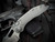 CONSIGNMENT Microtech Stitch Auto S/E Natural Clear Anodized Aluminum Body w/ M390 Apocalyptic Plain Edge Blade (3.75") 169-10APNC S/N 14259