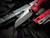 Microtech MSI Mini S/E RAM-LOK Red Fluted Aluminum w/ M390MK apocalyptic Plain Edge Blade (3.25") 210M-10APFLRD