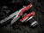 Microtech MSI Mini S/E RAM-LOK Red Fluted Aluminum w/ M390MK apocalyptic Plain Edge Blade (3.25") 210M-10APFLRD