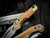Microtech MSI Mini S/E RAM-LOK Folder Tan Fluted Aluminum Body w/ M390MK Apocalyptic Plain Edge Blade (3.5") 210M-10APFLTA