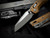 Microtech MSI Mini S/E RAM-LOK Folder Tan Fluted Aluminum Body w/ M390MK Apocalyptic Plain Edge Blade (3.5") 210M-10APFLTA