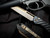 Heretic Knives Jinn Auto Folder Carbon Fiber Body w/ Magnacut Bronzed Plain Edge Blade (3") H113-7A-CF