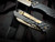 Heretic Knives Jinn Auto Folder Carbon Fiber Body w/ Magnacut Bronzed Plain Edge Blade (3") H113-7A-CF
