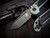 Microtech LUDT T/E Auto Folder Jade G10 Body w/ M390MK Black Plain Edge Blade (3.5") 1136-1GTJGS-X4