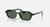 Ray-Ban Zuri Sunglasses Polished Black Frame w/ Dark Green Lenses RB4455 667771 52-19