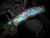 Heretic Knives Custom Medusa Auto Abalone Inlaid Carbon Fiber Body w/ Hand Ground High Polish Compound Grind Blade (3")
