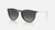 Ray-Ban Erika Sunglasses Polished Rubber Blue Frame w/ Gradient Grey Lenses RB4171 681311 54-18