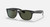 Ray-Ban New Wayfarer Classic Sunglasses Polished Black Frame w/ G-15 Green Lenses RB2132 901L 55-18
