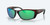 Costa Fisch Sunglasses Tortoise Frame w/ Green Mirror Polarized Glass FS 10 OGMGLP
