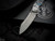 G&G Hawk Talon Hawk Lock Folder FatCarbon Frost  Inlaid Tumbled Titanium w/ M390 Tumbled Plain Edge Blade (3.5")