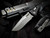 Microtech Amphibian Mini RAM-LOK Folder Black Frag Aluminum Body w/ M390MK Apocalyptic Plain Edge Blade (3.25") 137MRL-10APFR