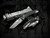 Microtech Amphibian Mini RAM-LOK Folder Black Frag Aluminum Body w/ M390MK Apocalyptic Plain Edge Blade (3.25") 137MRL-10APFR