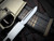 CONSIGNMENT Microtech Ultratech S/E Deep Engraved Storm Trooper White Aluminum Body w/ White Plain Edge Blade (3.4") 121-1STD