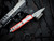 CONSIGNMENT Microtech Ultratech D/E X-Wing Edition Aluminum Body w/ Dark Apocalyptic Plain Edge Blade (3.4") 122-10XW