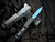 CONSIGNMENT Microtech Ultratech D/E Jedi Knight Edition Brody w/ Blue Plain Edge Blade (3.4") 122-1JK