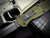 CONSIGNMENT Benchmade Infidel OTF Green Aluminum Body w/ S30V DLC Plain Edge Blade (3.95") 3300DLC-1802