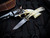 CONSIGNMENT Jimmy Lile No Dot Stag Handle Fixed Blade