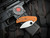 Spyderco Sage 6 Burnt Orange G10 Scales w/ REX121 Satin Plain Edge Blade (3") C123GPBOR