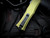 Microtech Hera II Mini T/E OD Green Aluminum Body w/ M390MK Black Plain Edge Blade (2.9") 1704M-1OD