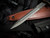 Mick Strider Custom V42 Dagger FIxed Blade Machined Black Delrin Handle w/ CPM-S30V Plain Edge Blade (7.5")