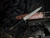 Mick Strider Custom V42 Dagger FIxed Blade Machined Black Delrin Handle w/ CPM-S30V Plain Edge Blade (7.5")