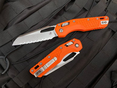 210-12 GTOR MSI S/E G-10 Orange Stonewash Full Serrated
