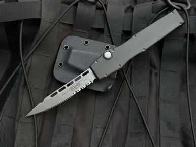 Microtech H.A.L.O II S/E Black Aluminum Body w/ 154-CM Beadblast
