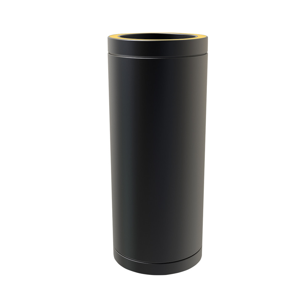 Elément 50 cm Convesa premium Ø 100mm noir mat