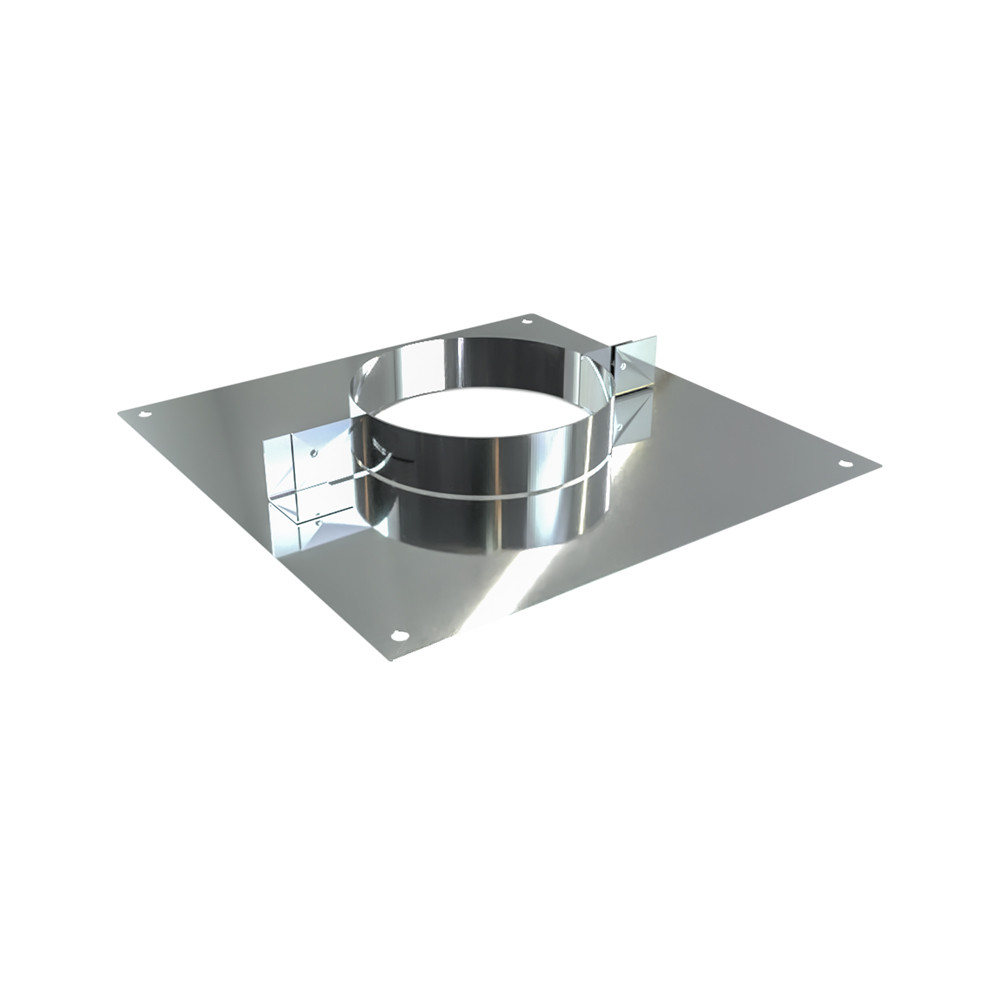 Inox support plancher pour SP 150 mm et DP 100 mm