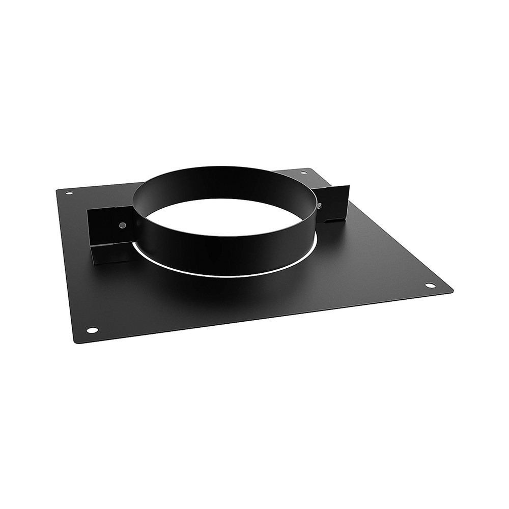 Support plancher pour SP 150 mm et DP 100mm noir mat  Support plancher pour SP 150 mm et DP 100mm noir mat
