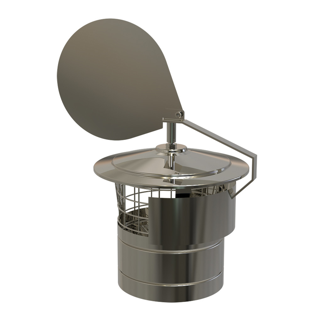 Chapeau anti refoulement pour double paroi Ø 175mm
