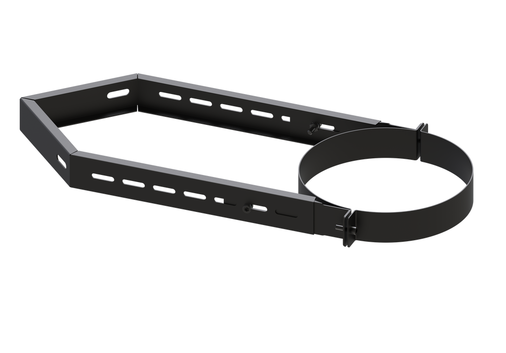 Support d’angle réglable 270–520 mm Ø150 mm noir mat