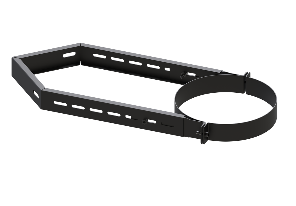 Support d’angle réglable 270–520 mm Ø225 mm noir mat