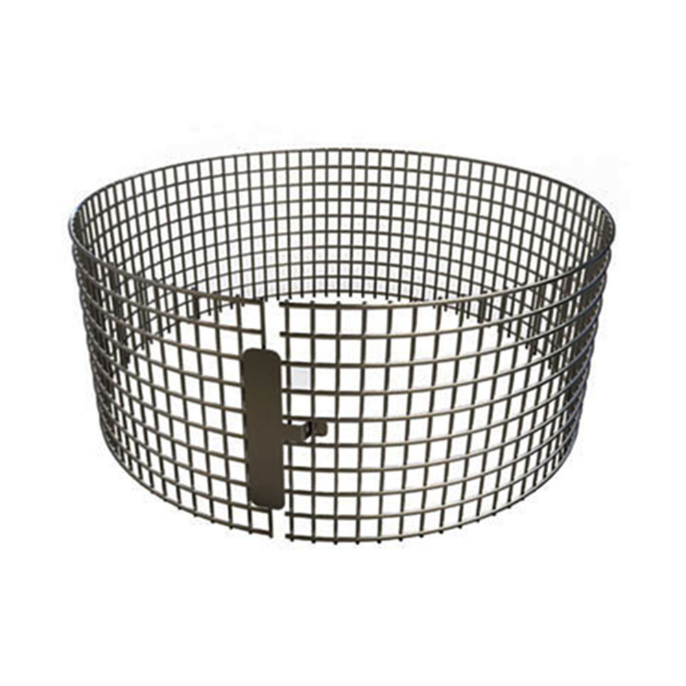 Grille de chapeau de cheminée ø 125 mm noir