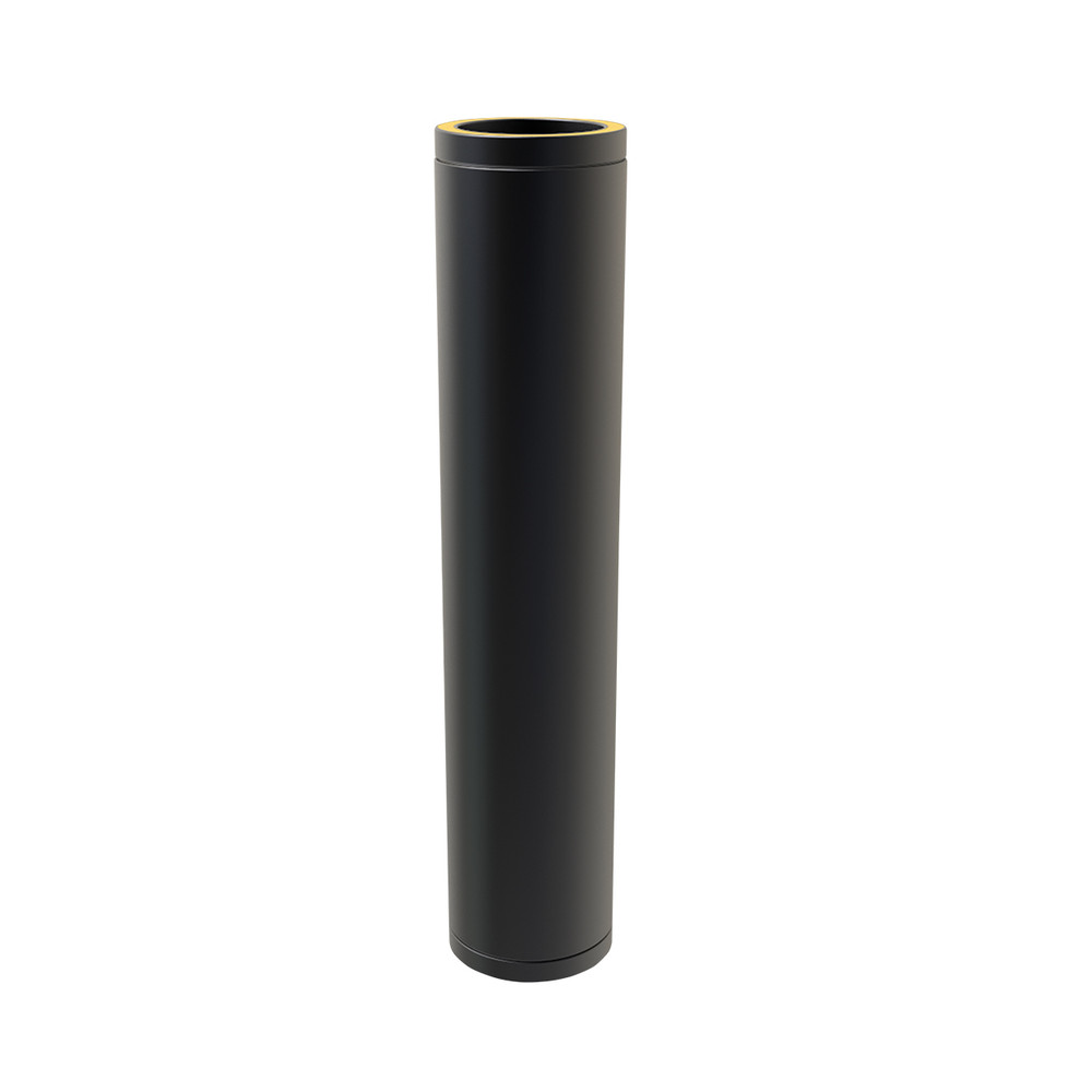 Elèment 100 cm Convesa premium Ø 80mm noir mat