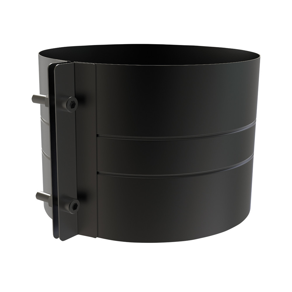 Bride de securité large Convesa premium Ø 80mm noir mat pour SP 130 mm et DP 80 mm