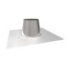 Solin en pente aluminium 0-10º pour simple paroi 175 mm et double paroi 125 mm