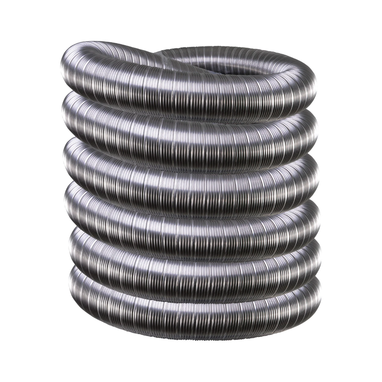 Tubage inox flexible double paroi 125 mm 12 mètre