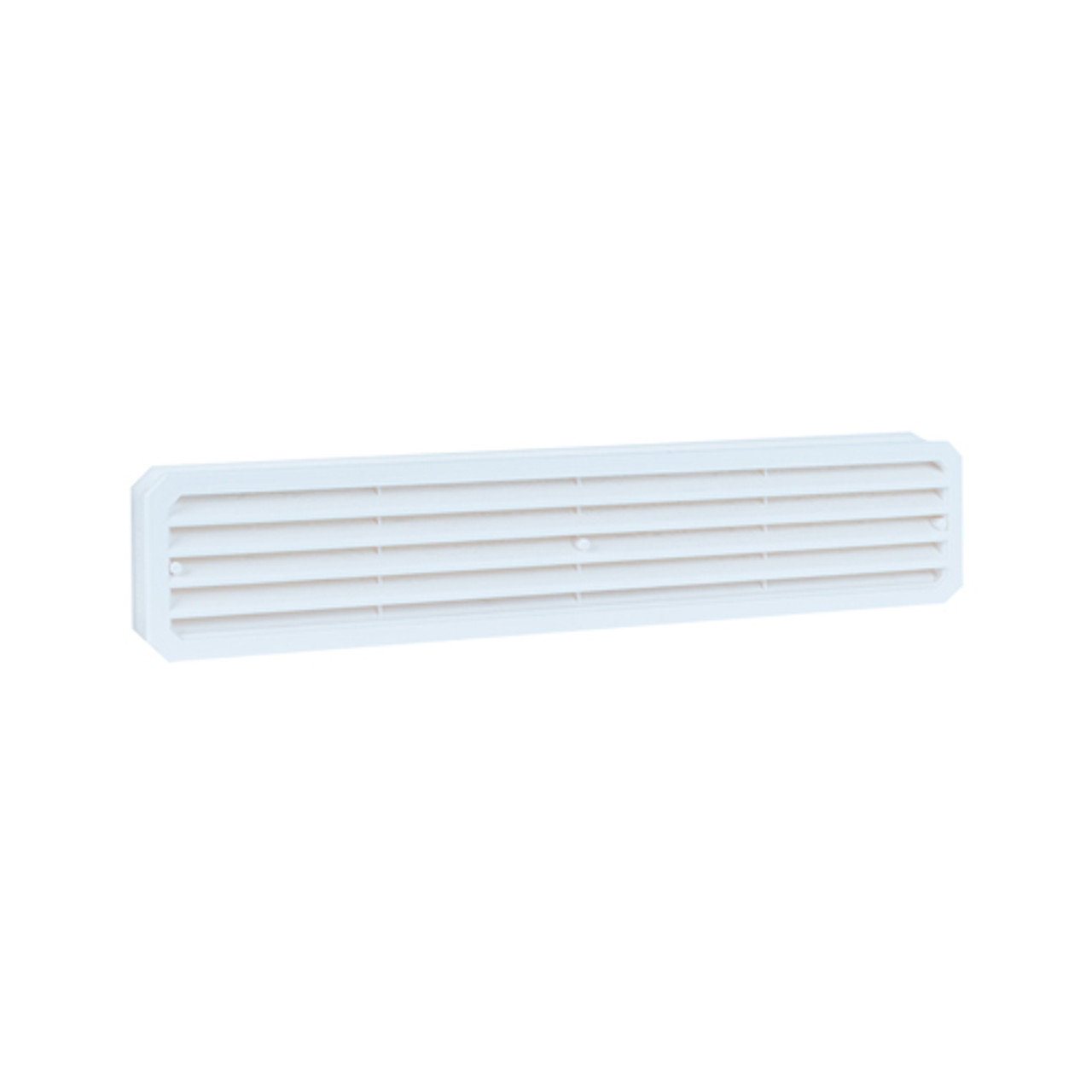 Grille de ventilation de porte en plastique 451,5 x 91,7mm blanc