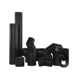 Conduits acier noir épais 2mm