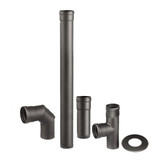 Tuyaux pour poêles à granules 100 mm