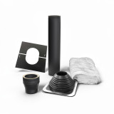 Kits de traversée de toit noir 120 mm