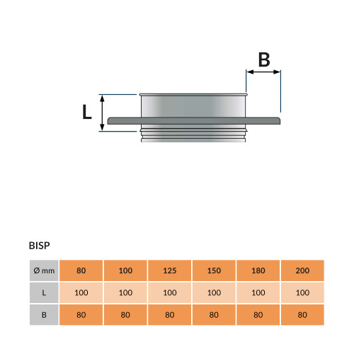 Plaque de support avec plate ø 100 mm.